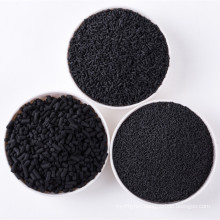 Impregnated koh pellets activated carbon